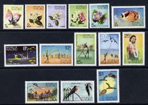 NAURU - 1973 - Pictorial Definitives - Perf 14v Set - Mint Never Hinged