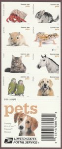 5125a 5106-25 Pets Booklet of 20 Different Stamps MNH $1 shipping
