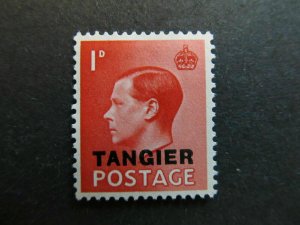 1936 A4P9F15 Great Britain Offices in Morocco 1d Mint No Gum-