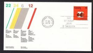 Canada Scott 584 FDC - Earth Sciences, Photogrammetry