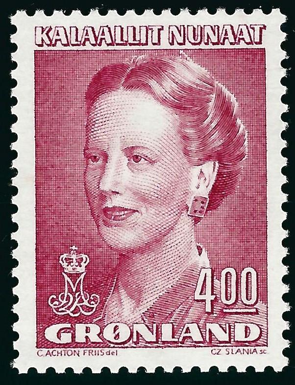 Nice Greenland Slania #224 Queen Margrethe MNH VF...Kalaallit is Hot now!