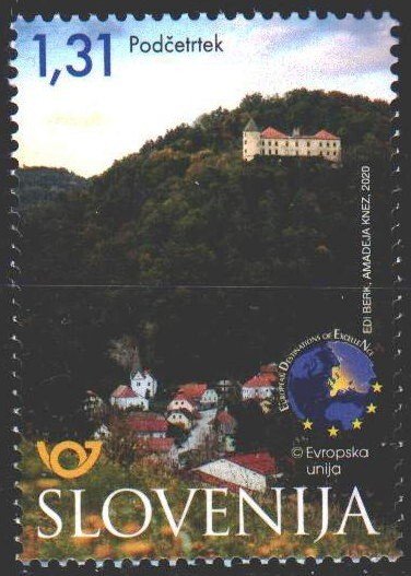 Slovenia. 2020. 1410. Tourism, castle. MNH.