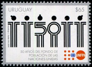 HERRICKSTAMP NEW ISSUES URUGUAY UN Polulation Fund