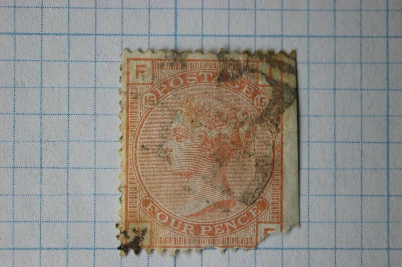 GB sc#70 plate # p15  used $325 with faults