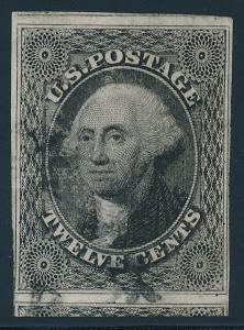 17 12c Used Washington Four Margin Gem APS Certificate 