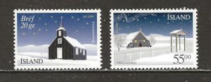 Iceland Scott catalog # 954-955 Mint NH