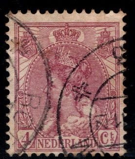 Netherlands Scott 63 used stamp