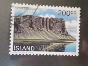 Iceland #714 used  2019 SCV = $2.25