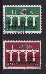 Malta   #641-642   used  1984  Europa