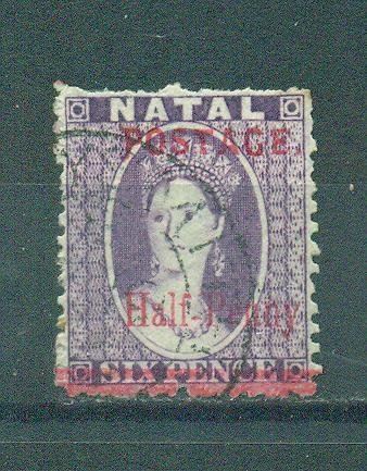 Natal sc# 79 used cat value $10.00