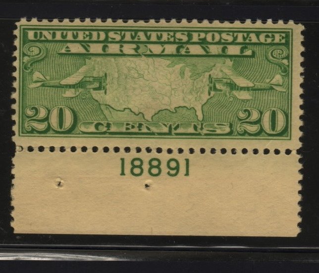 C9 MNH Bottom 18891 plate number single