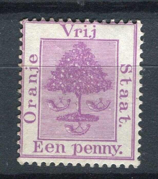 ORANGE FREE STATE; 1894 early classic QV issue Mint hinged 1d. value