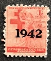 Cuba RA7 Used, 1942  Overprint