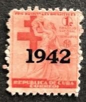 Cuba RA7 Used, 1942  Overprint