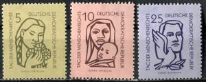 Germany DDR; 1956: Sc. # 314/316: */MH Cpl. Set