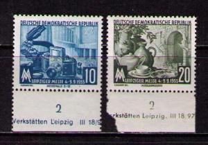 GERMANY DDR Sc# 253 - 254 MNH FVF Set2 MGN Camera Pottery cc