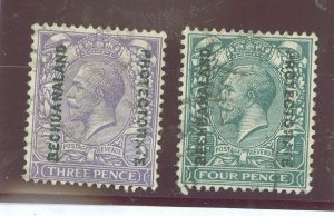 Bechuanaland Protectorate #88/89 Used