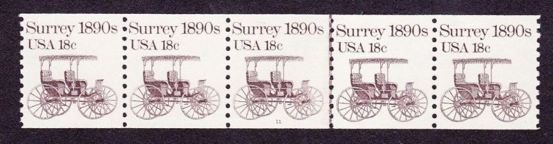 PNC5 18c Surrey 9 US #1907 MNH F-VF