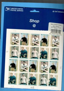 3808-11 SEALED SHEET  EARLY FOOTBALL HEROES STAMPS MNH