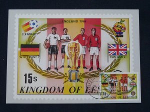 football world cup 1966 in England maximum card Lesotho 1982