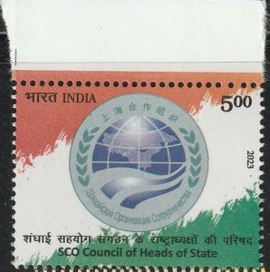 India 2023 Shanghai Cooperation Organization SCO Summit MNH A3485