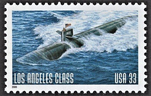 3372 33c US Navy Submarine Los Angeles Class, Mint NH OG VF