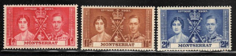 Montserrat # 89-91 ~ Cplt Set of 3 ~ Unused, HMR