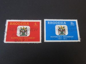 Rhodesia 1973 Sc 324-5 FU