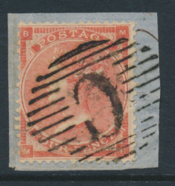 SG 79 4d Bright Red used in Constantinople cancelled 'c' in barred oval on small 