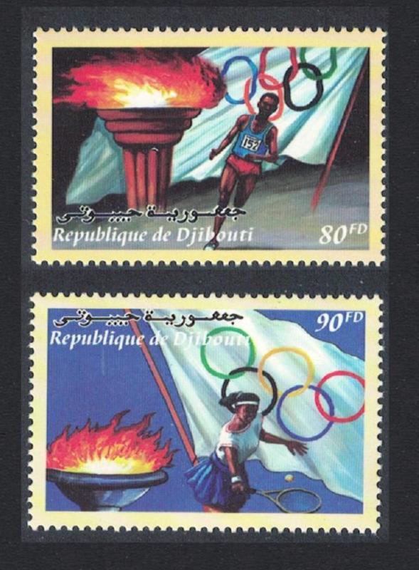 Djibouti Summer Olympic Games Sydney 2v SC#830-831