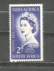 South Africa 1953  QE2 Coronation MNH