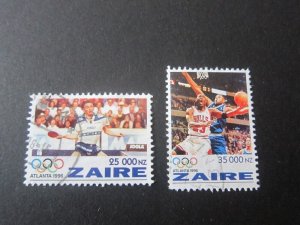 Zaire 1996 Sc 1446-47 FU