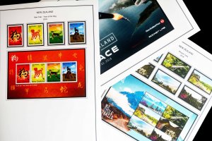 COLOR PRINTED NEW ZEALAND 2016-2020 STAMP ALBUM PAGES (103 illustrated pages)