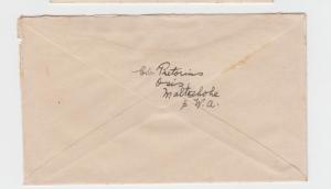 SOUTH WEST AFRICA 1943 CENSOR COVER, MALTE CHOHE TO EAST LODON 1½d (SEE BELOW)