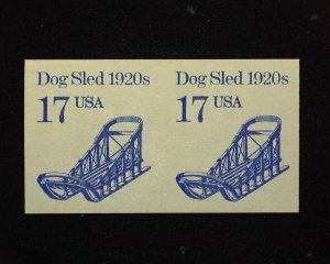 HS&C: Scott #2135a Choice imperforate horizontal pair. Mint XF NH US Stamp