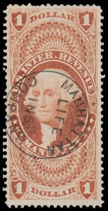 U.S. REV. FIRST ISSUE R72c  Used (ID # 98150)