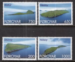 Faroe Islands 383-386 MNH VF