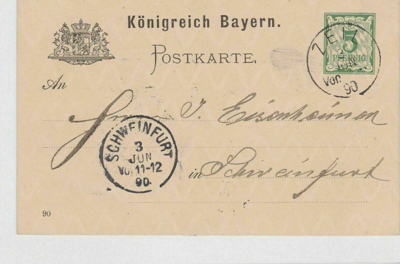 German Postal History Stamps Postcard Ref: R4986