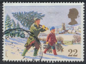 GB  SG 1527  Christmas 1990  SC#  1341   Used see scan details  