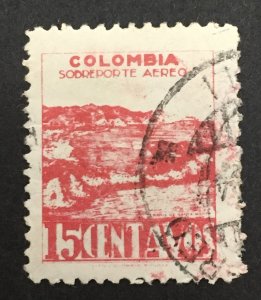 Colombia 1945 #c136, Bay of Santa Maria, Used.