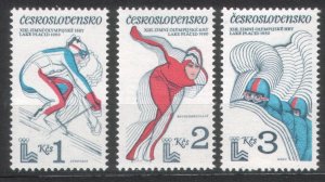 Czechoslovakia 1980 Scott #2290-2292 MNH