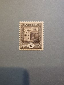 Stamps Spanish Andorra Scott #19 h
