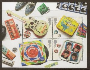 GB 2007 Beatles Mini Sheet MS2692 MNH