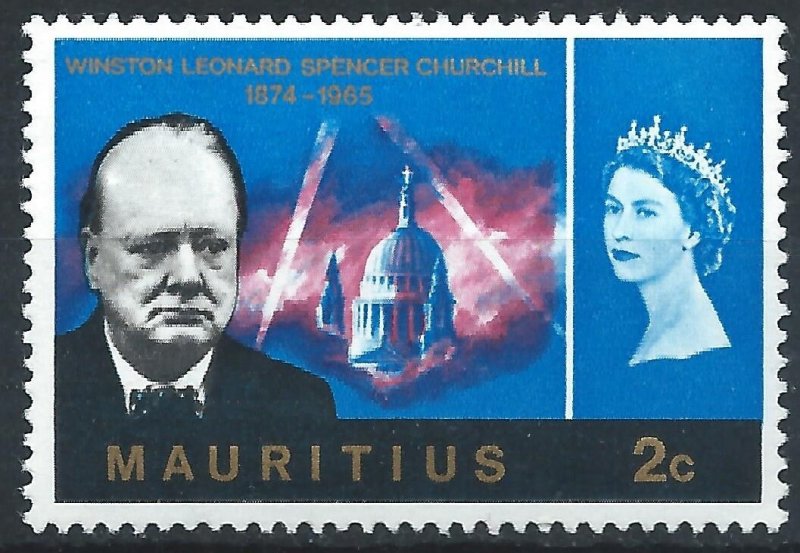 Mauritius 1966 - 2c Churchill - SG336 MNH