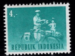 Indonesia Scott 631 MH* Bicycle Mailman stamp