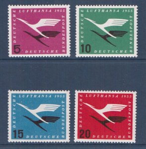 Germany  #C61-C64  MNH  1955  Lufthansa emblem