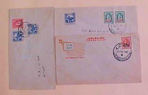 JORDAN PALESTINE JERUSALEM & B in 1951 , C in 1952