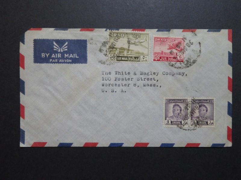 Iraq 1954 Commercial Cover to USA (IV) - Z8600