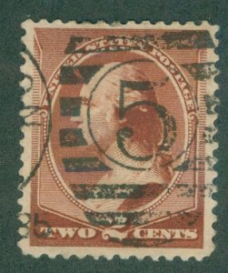 US Fancy Cancel 210  WASHINGTON D.C . USED CV$  0.75 EA BIN$ 3.00