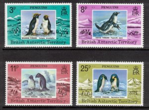 BRITISH ANTARCTIC 1979 Penguins; Scott 72-75, SG 89-92; MNH